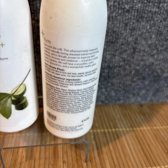 2~ Bath & Body Works Skin Firming Body Treatment Lotion~Green Tea and Cucumber